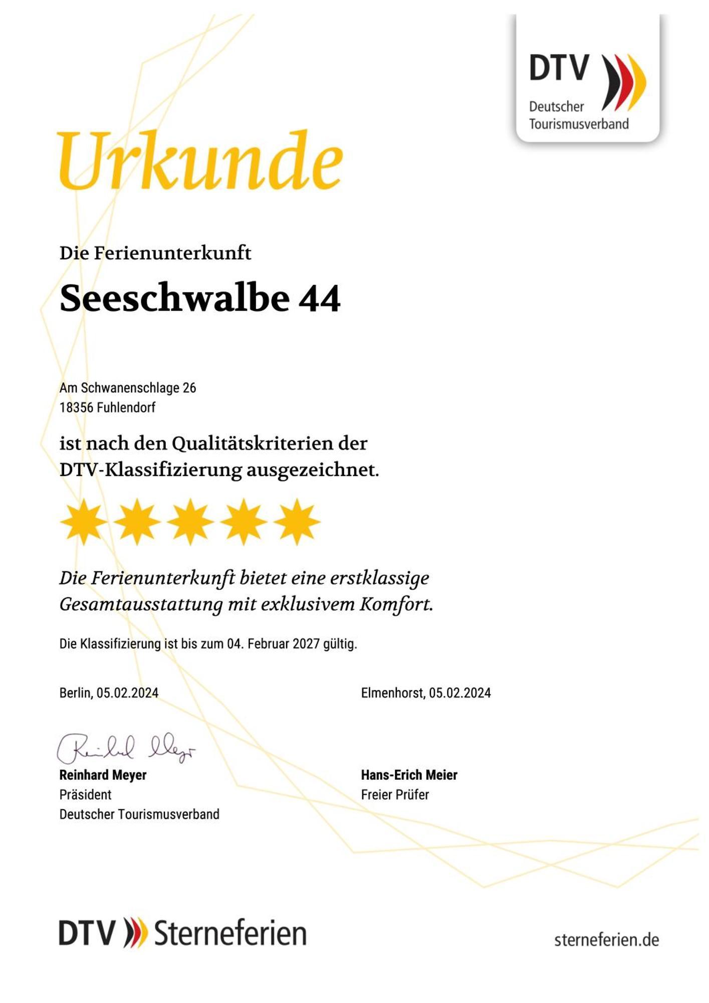 Ferienhaus Seeschwalbe 44 Fuhlendorf  Εξωτερικό φωτογραφία